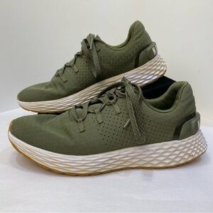 NOBULL Knit Runner Training Shoes Olive Green Men’s 6 Women’s 7.5